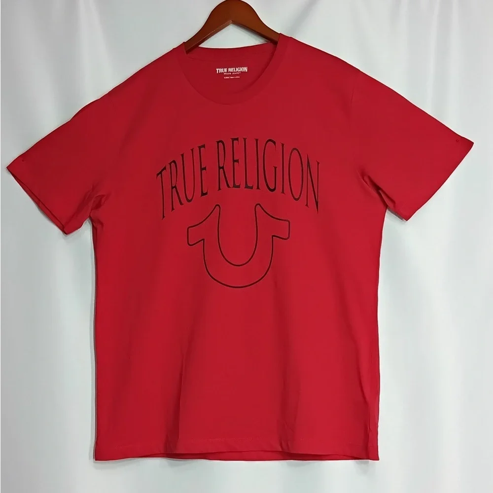 True Religion Bold Red Short Sleeve Tee